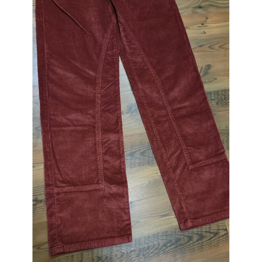 NWTWe The Free Risk Taker Cord Jeans Rust Boho Hippie Indie 28 Earthy Retro Mid - Picture 2 of 7